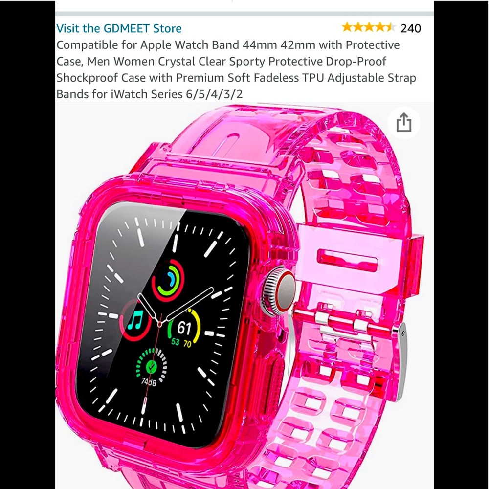 GDMEET Apple Watch caseCompatible for Apple Watch